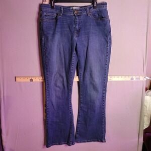 Levis 529 Curvy Bootcut Jeans Womens 14 Medium Wash Denim Mid Rise 529-12W14